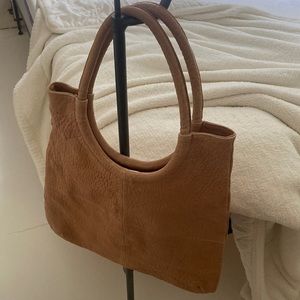 Anthropologie oversized leather purse